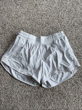 lululemon athletica white Athletic Shorts